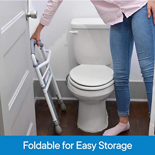 RMS Toilet Safety Frame & Rail - Folding & Portable Bathroom Toilet Safety Ra...