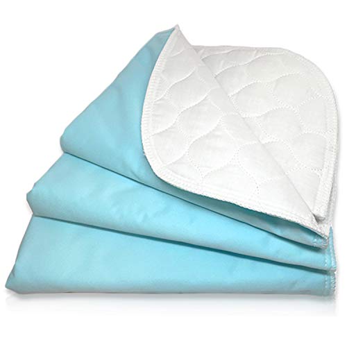 RMS Ultra Soft 4-Layer Washable and Reusable Incontinence Bed Pad - Waterproo...