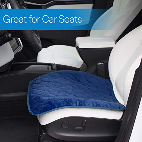 RMS Washable & Reusable Incontinence Chair Pad, Seat Protector & Bed Pad (Blue)