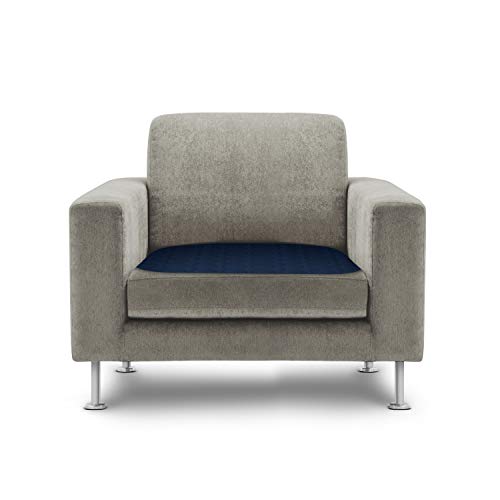 RMS Washable & Reusable Incontinence Chair Pad, Seat Protector & Bed Pad (Blue)