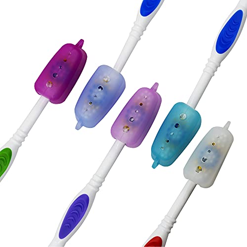 Rnaqpiao Toothbrush Protector Cover Case, Travel Toothbrush Covers Caps(5-pack)
