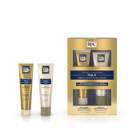 RoC Retinol Correxion Max Wrinkle Anti-Aging Skin Care System, Hyaluronic Aci...