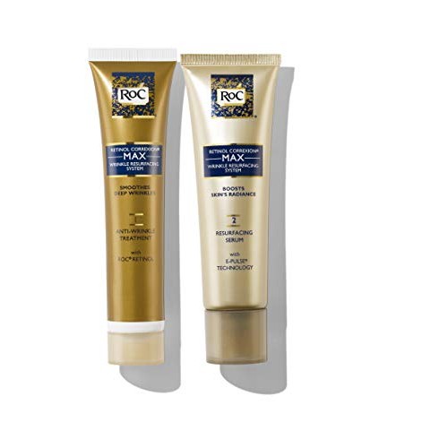 RoC Retinol Correxion Max Wrinkle Anti-Aging Skin Care System, Hyaluronic Aci...