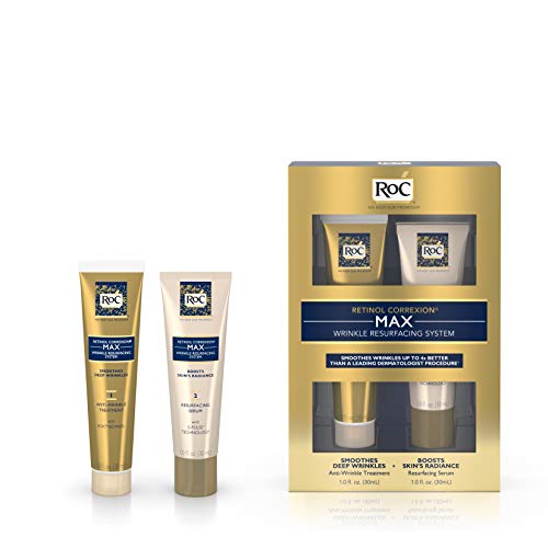 RoC Retinol Correxion Max Wrinkle Resurfacing Anti-Aging Skin Care System, De...