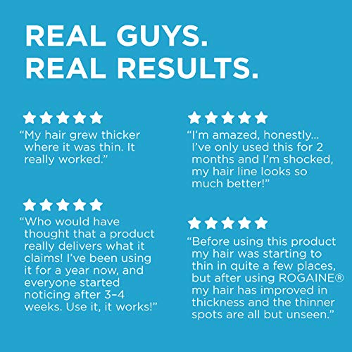 Men's Rogaine 5% Minoxidil Foam for Hair Loss and Hair Regrowth, Topical Trea...