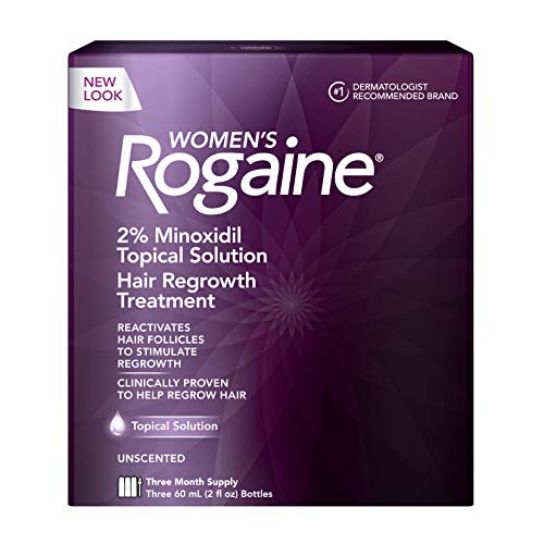 Rogaine Women's 2% Minoxidil Topical Solution for Womens Hair Thinning and Lo...