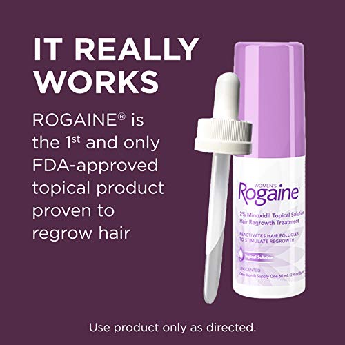 Rogaine Women's 2% Minoxidil Topical Solution for Womens Hair Thinning and Lo...
