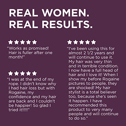 Women's Rogaine 5% Minoxidil Foam for Hair Thinning and Loss, Topical Treatme...