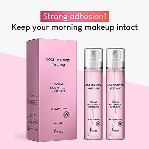 Rokkiss Cool Hydrating Fixer Mist 6.76 oz - Makeup Setting Spray for Face, Ma...