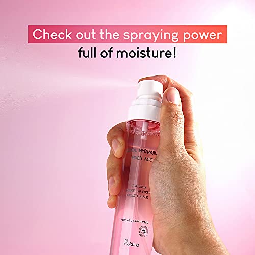 Rokkiss Cool Hydrating Fixer Mist 6.76 oz - Makeup Setting Spray for Face, Ma...