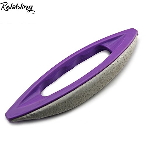 Rolabling Chamois Nail Files Nail Buffers Made with Sheep Leather,Great for P...