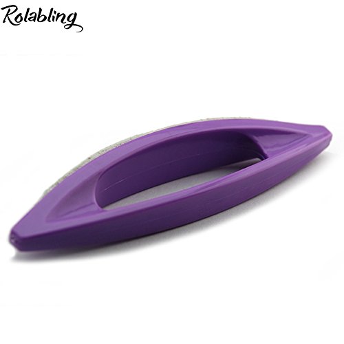 Rolabling Chamois Nail Files Nail Buffers Made with Sheep Leather,Great for P...