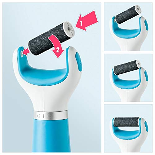 New! FLAT SURFACE DESIGN Replacement Rollers compatible with Amope Pedi Perfe...