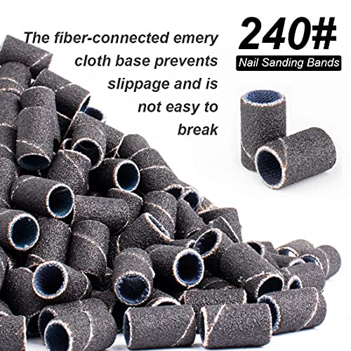 240# professional nail sanding bands for nail drill,drill sanding band with s...