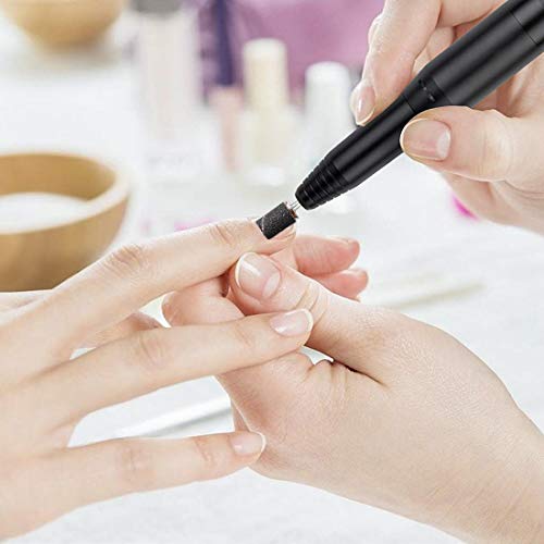 242 Pieces Professional Sanding Bands for Nail Drill 240 Pieces 3 Color Coars...