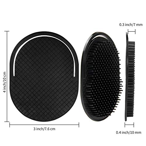 6PCS Shampoo pocket comb, massage hair comb, Pocket Palm Brush Comb，portable...