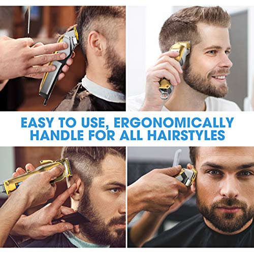 Hair Clippers for Men Barber Professional,Romanda Cordless Clippers for Hair ...