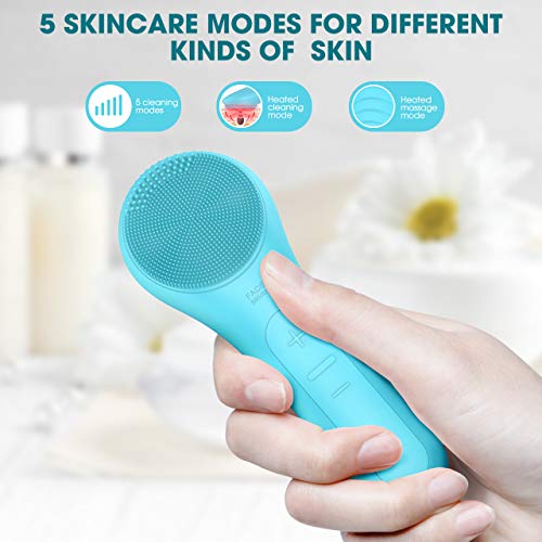 Sonic Facial Cleansing Brush, Waterproof Electric Face Brush Skin Cleansing,R...