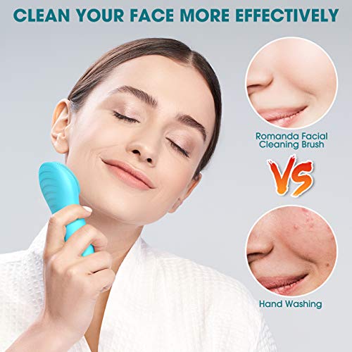 Sonic Facial Cleansing Brush, Waterproof Electric Face Brush Skin Cleansing,R...
