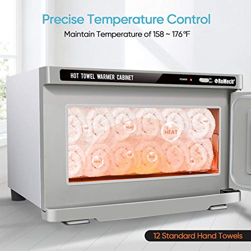 ROMECH Hot Towel Warmer Cabinet, Professional Towel Heater for Spa Massage Sa...