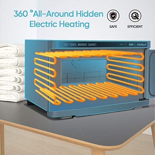 ROMECH Hot Towel Warmer Cabinet, Professional Towel Heater for Spa Massage Sa...