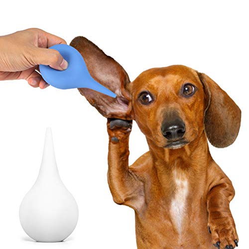 2 Pack Ear Syringe 2oz / 60ml Hand Bulb Syringe Ear Washing Squeeze Bulb, Rub...