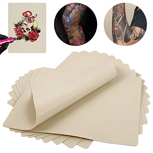 Blank Tattoo Practice Skin - Romlon 8Pcs Tattoo Skin Practice 8'' x 6'' Doubl...