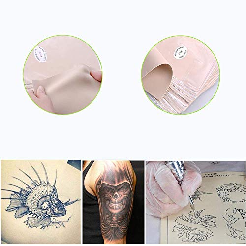 Blank Tattoo Practice Skin - Romlon 8Pcs Tattoo Skin Practice 8'' x 6'' Doubl...