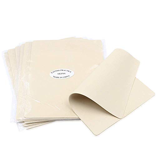 Blank Tattoo Practice Skin - Romlon 8Pcs Tattoo Skin Practice 8'' x 6'' Doubl...