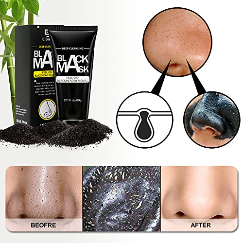 ROMOSS Blackhead Remover Mask, Blackhead Peel Off Face Mask, Charcoal Face Ma...