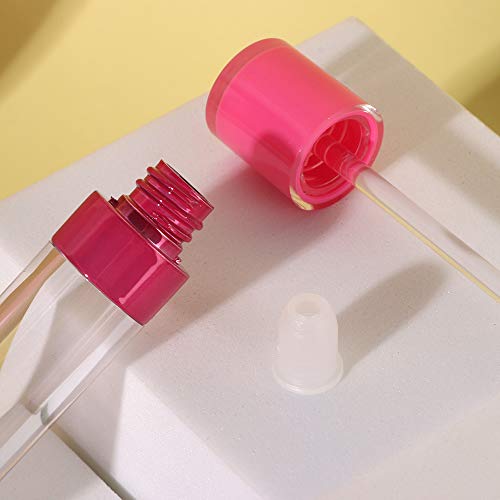 RONRONS 15 Pieces 8ml/0.27oz Round Lipstick Refillable Container with Ring Co...