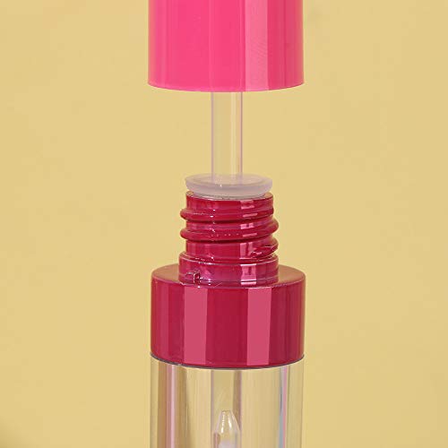 RONRONS 15 Pieces 8ml/0.27oz Round Lipstick Refillable Container with Ring Co...