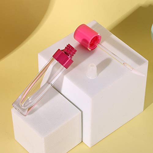 RONRONS 15 Pieces 8ml/0.27oz Round Lipstick Refillable Container with Ring Co...