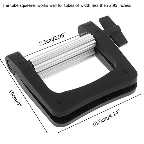 RONRONS 2 Pack Metal Tube Squeezer Wringer Toothpaste Dispenser for Hair Salo...