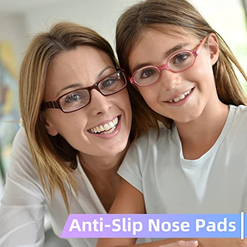 RONRONS 5 Pieces U Shaped Plastic Anti Slip Nose Pads for Eyeglass, Soft Plug...