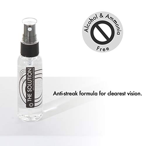 The Solution Lens Cleaner Spray | Pack of 2-2oz Alcohol Free Eyeglass Lens Cl...