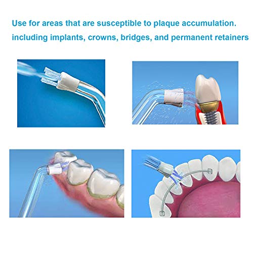 Plaque Seeker Replacement Tips Compatible With Waterpik Water Flossers and Ot...
