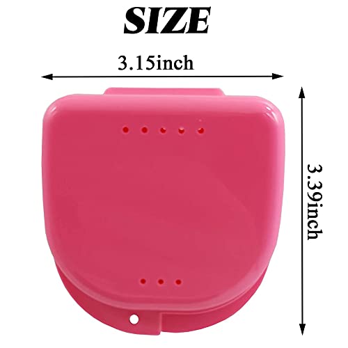 RONYOUNG 10PCS Mouth Guard Case Retainer Box Orthodontic Denture Storage Cont...