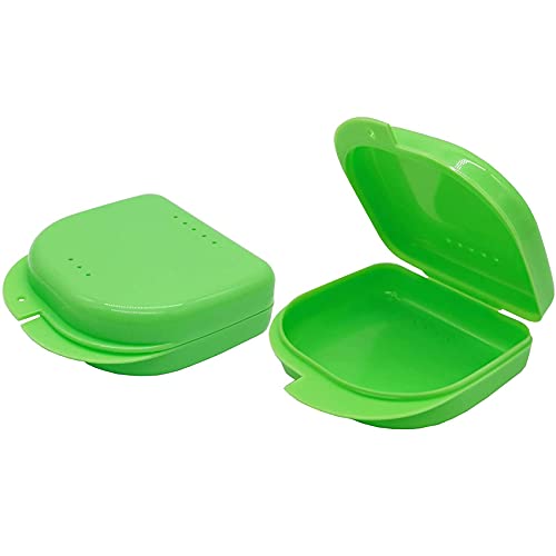 RONYOUNG 10PCS Mouth Guard Case Retainer Box Orthodontic Denture Storage Cont...