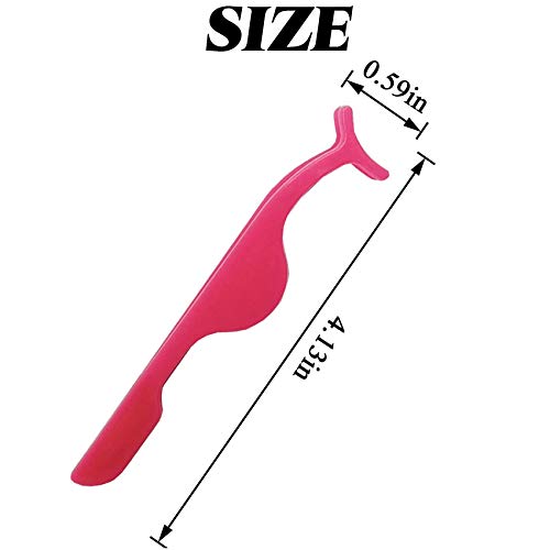 RONYOUNG 60PCS Eyelash Applicator Tool Plastic Eyelash Tweezers False Eyelash...