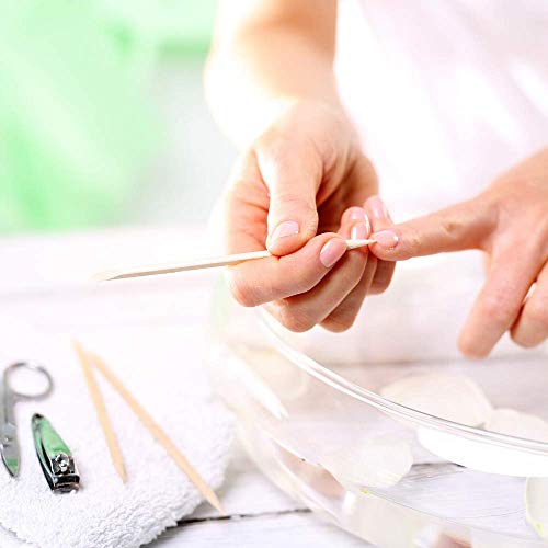 100PCS Orange Sticks for Nails 4.5 Inch - Wooden Cuticle Pusher & Remover Set...
