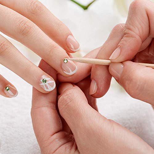 100PCS Orange Sticks for Nails 4.5 Inch - Wooden Cuticle Pusher & Remover Set...