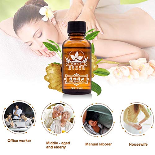 Pure Natural Lymphatic Drainage Ginger Essential Oil,ROPALIA Massage Therapy ...