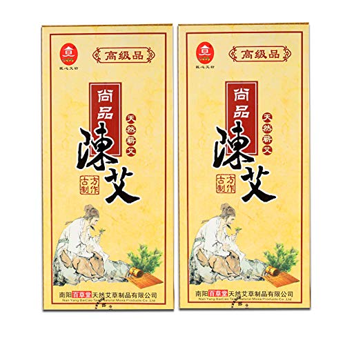 Five Chen Pure Moxa Rolls, ShangPin Moxa Rolls for Moxibustion Upgrade Packag...
