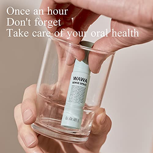 ROROBELL Wawa Sense Spray Oral Care Mouth Freshener Fights Bad breath with Wa...