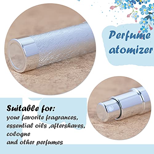 3 Pack 12ml Portable Mini Perfume Atomizer, Refillable Small Spray Bottle for...