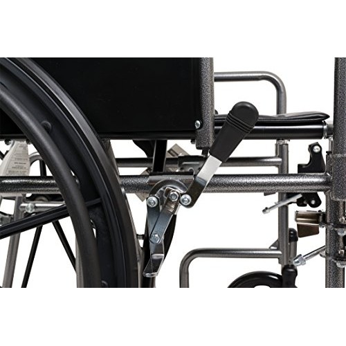 ProBasics Standard Reclining Wheelchair - Padded Detachable Desk Length Arms ...