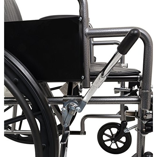 ProBasics Standard Reclining Wheelchair - Padded Detachable Desk Length Arms ...