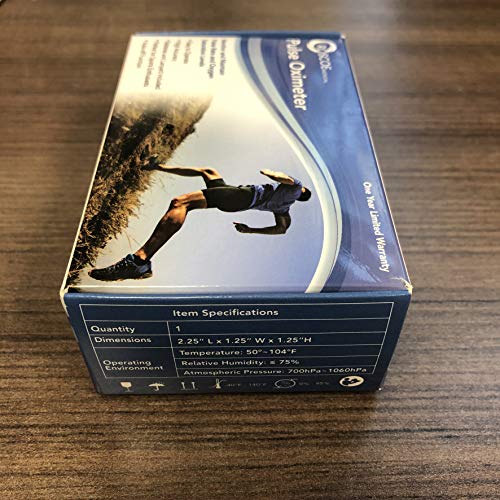 Roscoe Medical Finger Pulse Oximeter Oxygen Saturation Monitor - Pulse Ox Fin...