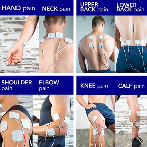 Roscoe Medical TENS Unit and EMS Muscle Stimulator - OTC TENS Machine for Bac...